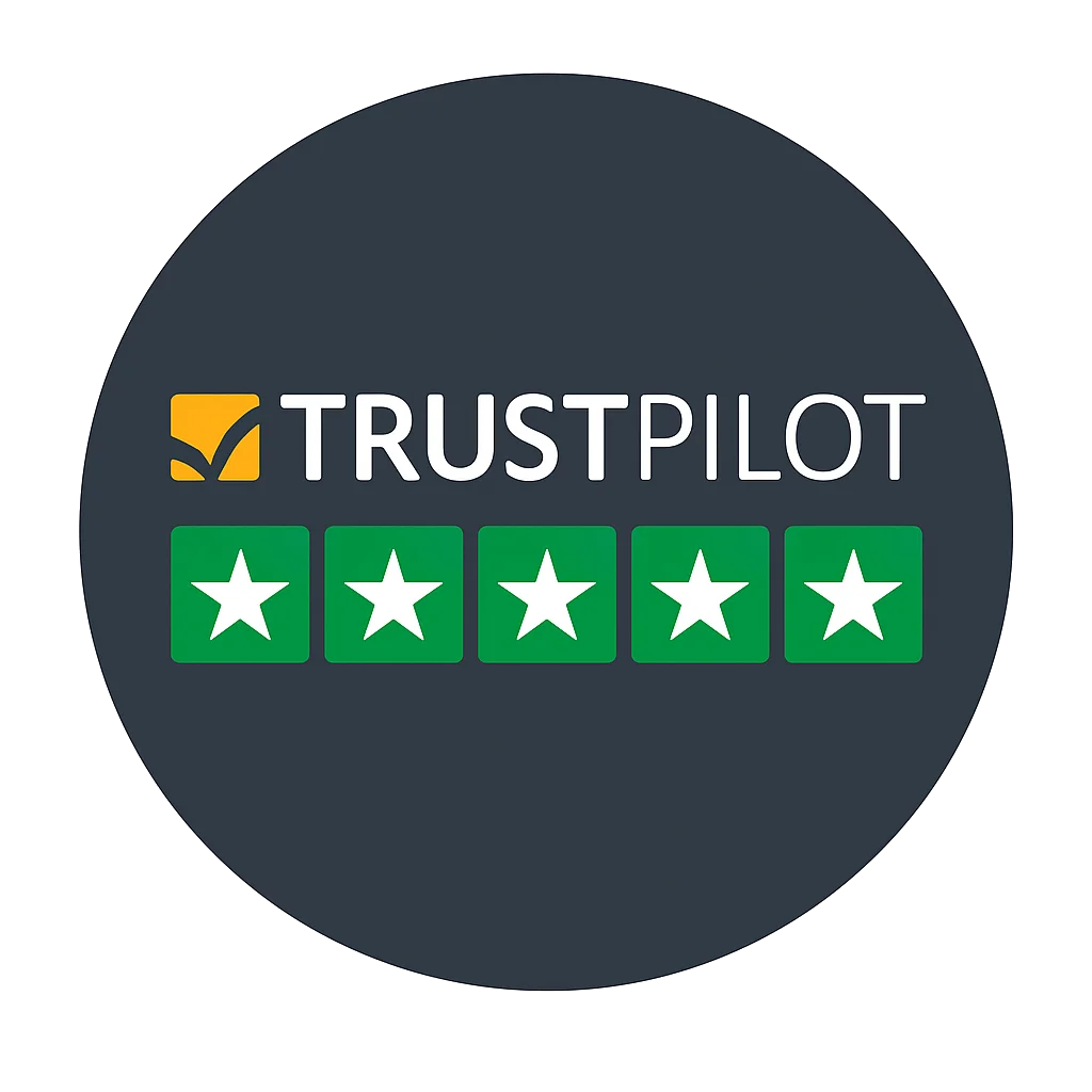 we are trustpilot rated 4.8 stars